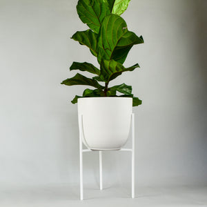 Naramata + Tapered Ceramic Pot - Plant Stands - By plantwares™